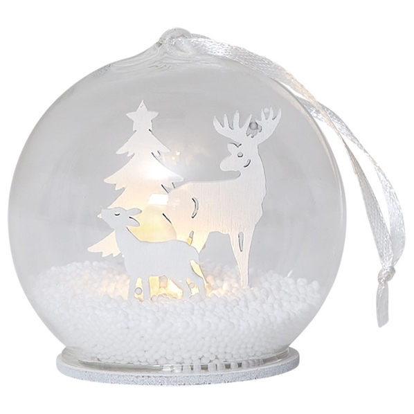Star Trading AB Декорация-шар Star Trading AB Christmas Fauna, цвет белый